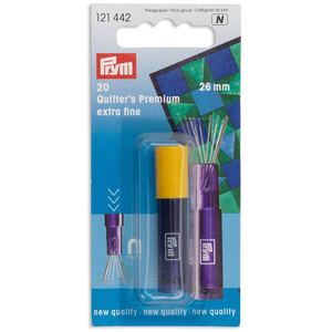 Quilting Sewing Needles With Silver Eye, Extra Fine 0.53 x 26mm by Prym