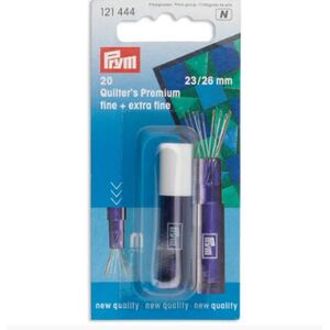 Quilting Sewing Needles With Silver Eye Fine &amp; Extra Fine Assorted By Prym