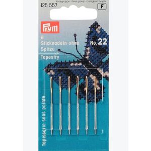 Tapestry Needles With Blunt Point, No. 22, 0.90 x 40mm by Prym