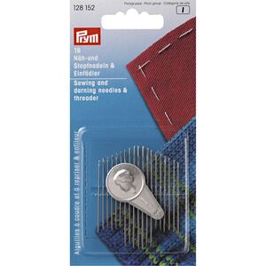 Prym Sewing And Darning Needles Assortment And Threader, 19 Needles