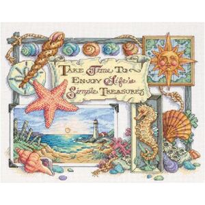SIMPLE TREASURES Counted Cross Stitch Kit 13696