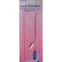 Hemline Lock Threaders, 2pce Extra Long Needle Threader &amp; Fine Looper Threader