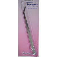 Hemline 150mm Fine Point Tweezers For Overlockers &amp; Sewing Machines