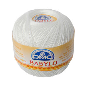 DMC Babylo 10, BLANC Crochet Cotton, 100g Ball