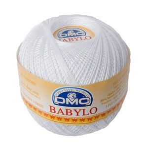 DMC Babylo Size 20 B5200 WHITE Crochet Cotton, 100g Ball