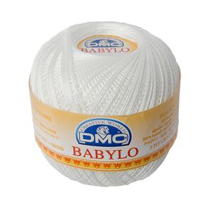 DMC Babylo Size 20, BLANC Crochet Cotton, 100g Ball
