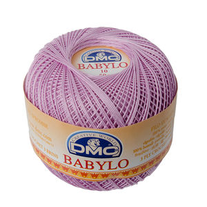 DMC Babylo Size 10, #153 Very Light Violet Crochet Cotton, 50g Ball