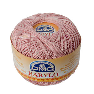DMC Babylo Size 10, #224 Light Shell Pink Crochet Cotton, 50g Ball