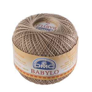 DMC Babylo Size 10, #3864 Light Brown Crochet Cotton, 50g Ball