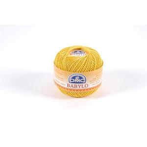 DMC Babylo Size 10, #725 Golden Yellow Crochet Cotton, 50g Ball