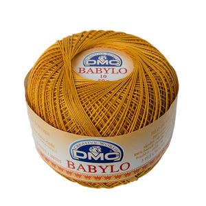 DMC Babylo Size 10, #783 Medium Topaz Crochet Cotton, 50g Ball