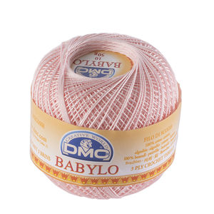 DMC Babylo Size 10, #818 Baby Pink Crochet Cotton, 50g Ball