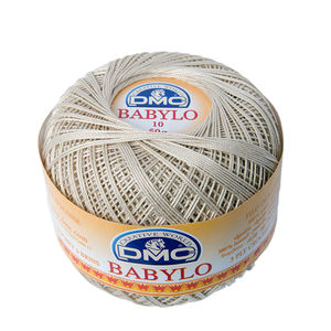 DMC Babylo Size 10, #842 Light Beige Brown Crochet Cotton, 50g Ball