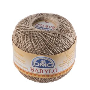 DMC Babylo Size 20, #3864 Light Brown Crochet Cotton, 50g Ball