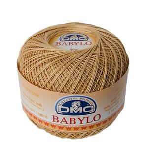DMC Babylo Size 20, #437 Light Tan Crochet Cotton, 50g Ball