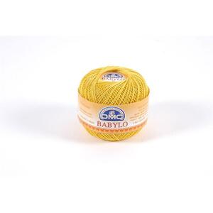 DMC Babylo Size 20, #725 Golden Yellow Crochet Cotton, 50g Ball