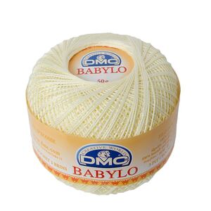 DMC Babylo Size 20, #746 Pale Yellow Crochet Cotton, 50g Ball