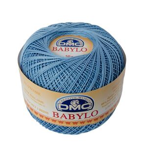 DMC Babylo Size 20, #799 Medium Delft Blue Crochet Cotton, 50g Ball