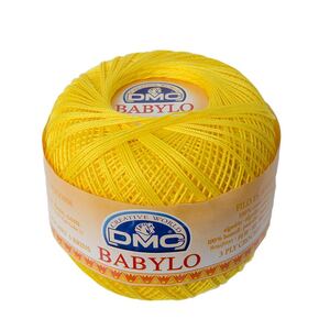 DMC Babylo Size 20, #973 Canary Yellow Crochet Cotton, 50g Ball
