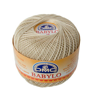 DMC Babylo Size 30, #822 Straw Crochet Cotton, 50g Ball