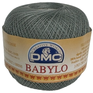DMC Babylo Size 30, 926 MID GREY GREEN Crochet Cotton, 50g Ball
