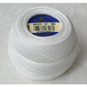 DMC Cordonnet Special Size 60 B5200 SNOW WHITE Crochet Cotton 20g Ball