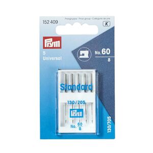 Standard Universal Sewing Machine Needles, 130/705, Size 60 by Prym