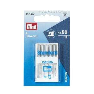 Prym Standard Universal Sewing Machine Needles, 130/705 Size 90 #152412