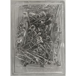 Safety Pins 38mm Size 2, 100 Piece Pack