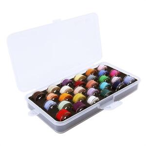 Hemline Bobbin Storage Box Plastic - 28 spools