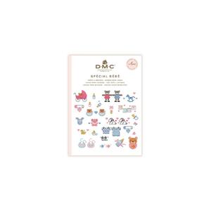DMC Mini Book, Baby Themed Cross-stitch Embroidery Collection Booklet 15626B