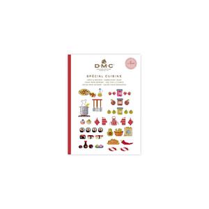 DMC Mini Book, Kitchen Themed Cross-stitch Embroidery Collection Booklet 15626C