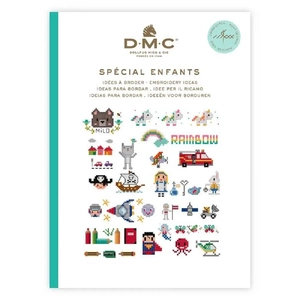 DMC Mini Book, Kids Themed Cross-stitch Embroidery Collection Booklet 15626E