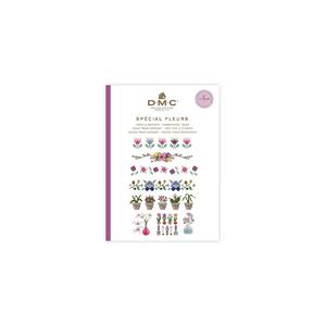 DMC Mini Book, Flower Themed Cross-stitch Embroidery Collection Booklet 15626F
