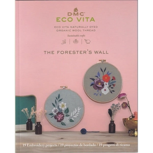 DMC Book, The Forester&#39;s Wall, 19 Embroidery Projects