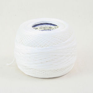 DMC Cebelia 10, #Blanc, Combed Cotton Crochet Thread 50g