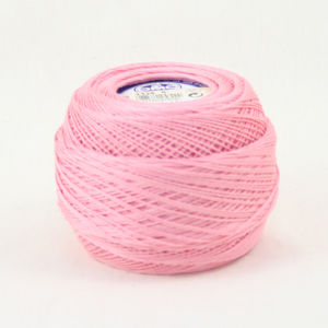 DMC Cebelia 10, #3326 Light Rose, Combed Cotton Crochet Thread 50g