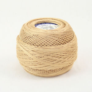DMC Cebelia 10, #437 Light Tan, Combed Cotton Crochet Thread 50g