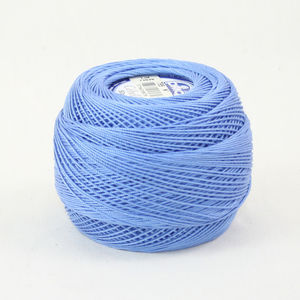 DMC Cebelia 10, #799 Medium Delft Blue, Combed Cotton Crochet Thread 50g