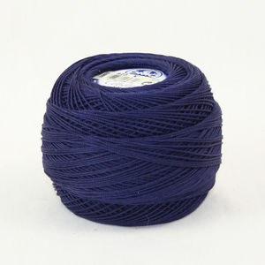 DMC Cebelia 10, #823 Dark Navy Blue, Combed Cotton Crochet Thread 50g