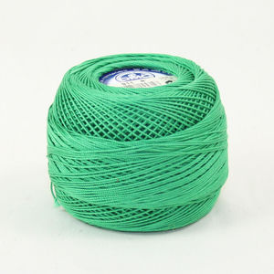 DMC Cebelia 10, #911 Medium Emerald Green, Combed Cotton Crochet Thread 50g