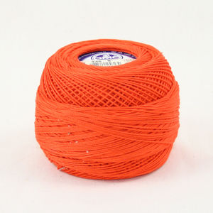 DMC Cebelia 10, #946 Medium Burnt Orange, Combed Cotton Crochet Thread 50g