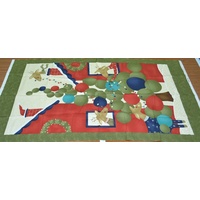 Cotton Fabric Panel, "Reindeer Games", Quilting, Patchwork, Moda fabrics