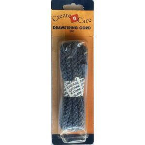 Drawstring Cord 2m Black by Create N Care