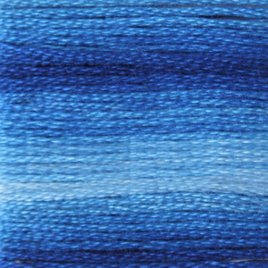 DMC Dentelles Special, Size 80, 97m Ball, #93 VARIEGATED CORNFLOWER BLUE