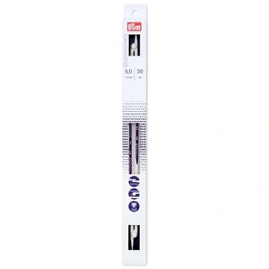 Single-Pointed Knitting Needles 30cm x 5.00mm by Prym.Ergonomics