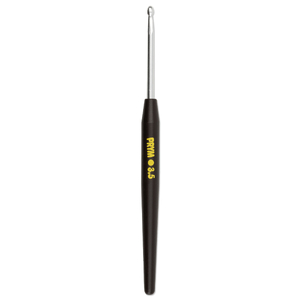 Soft-Grip Wool Crochet Hook 14cm 3.50mm Silver-Coloured