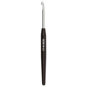 Prym Soft-Grip Wool Crochet Hook 14cm 4.00mm Silver-Coloured