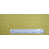 Cotton Fabric Per Metre, 110cm Wide, Feathered Friends MUSTARD 20035.70