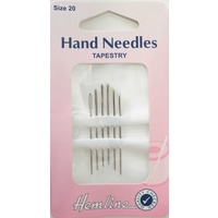 Hemline Tapestry Needles Size 20, Pack of 6